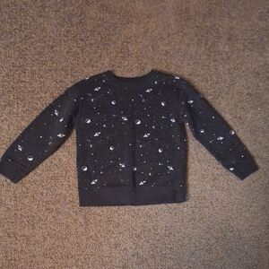 Garanimals Black Space-Themed Kids Sweater